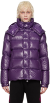 Moncler Maya 70 Jacket In Aubergine