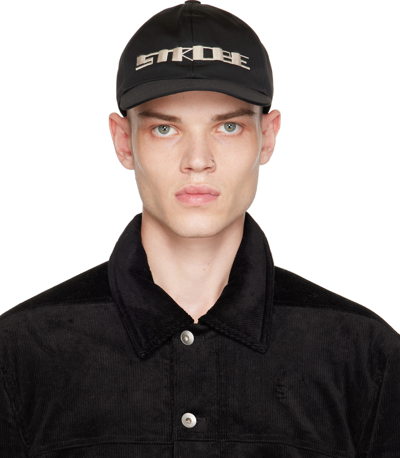 Rick Owens Drkshdw Brand-embroidered Woven Baseball Cap