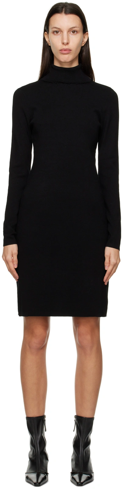 Filippa K Black Monica Midi Dress