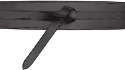 Isabel Marant Black Moshy Belt In 01bk Black