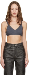 Remain Birger Christensen Gunilla Knit Bra In 19-0201 Asphalt