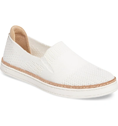 Ugg Women's Sammy Slip-on Knit Sneakers In White
