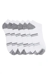 Calvin Klein Dual Feed Cushion No Show Socks In White Assorted