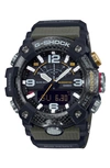 Shop G-shock Ana Digi Chornograph Resin Strap Watch, 53mm In Green