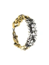 Iosselliani Optical Memento Crystal Bracelet In Metallic