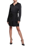 GUESS GUESS ALYA LONG SLEEVE MINI SHIRTDRESS