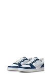 Nike Court Borough Low Sneaker In White/ Platinum Blue/ Pilgrim