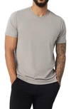 Good Man Brand Victory Premium V-neck Jersey T-shirt In Frost Grey