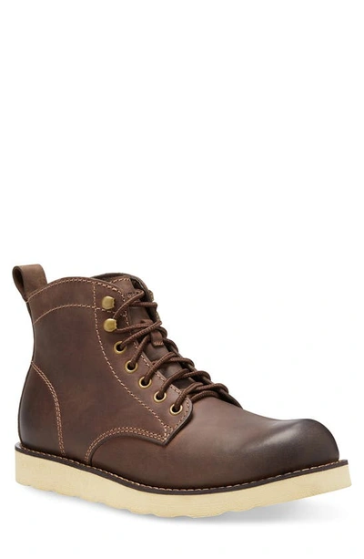 Eastland Jackman Memory Foam Leather Lace-up Boot In Brown