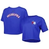 Pro Standard Royal Philadelphia 76ers Classics Boxy T-shirt In Royal