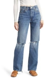 Re/done Jeans 90s In Denim Di Cotone Azzurro In Blue