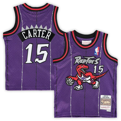 Mitchell & Ness Babies' Infant  Vince Carter Purple Toronto Raptors 1998/99 Hardwood Classics Retired Player