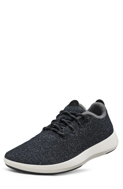 Allbirds Mizzle Wool Runner Water Repellent Sneaker In Dark Grey