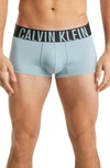 Calvin Klein Assorted 3-pack Intense Power Micro Low Rise Trunks In Ocean Mist