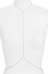 VIDAKUSH DAINTY DROP CHARM BODY CHAIN