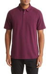 Rhone Men's Delta Piqué Short-sleeve Polo In Grape Wine