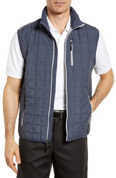 Cutter & Buck Rainier Classic Fit Vest In Anthracite Melange