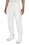 Nike White Sportswear Solo Swoosh Lounge Pants In Phantom/white