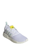 Adidas Originals Nmd_r1 Sneaker In White/ Off White/ Green