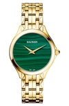 Balmain Flamea Bracelet Watch, 34mm In Gold/ Green