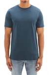 Robert Barakett Georgia Crewneck T-shirt In Night Teal