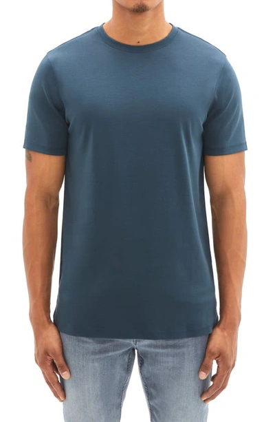 Robert Barakett Georgia Crewneck T-shirt In Night Teal