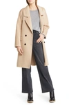 Rails Sloan Belted Wool Blend Overcoat In Sand