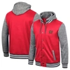 COLOSSEUM COLOSSEUM RED MARYLAND TERRAPINS ROBINSON HOODIE FULL-SNAP JACKET
