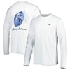TOMMY BAHAMA TOMMY BAHAMA WHITE NEW ENGLAND PATRIOTS LACES OUT BILLBOARD LONG SLEEVE T-SHIRT