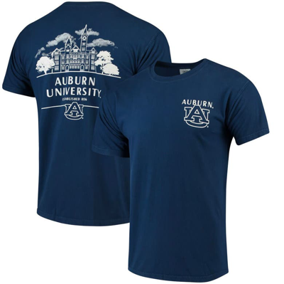 Image One Navy Auburn Tigers Campus Local Comfort Colors T-shirt