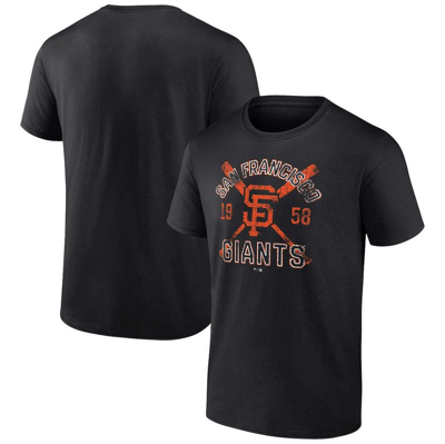 Fanatics Branded Black San Francisco Giants Second Wind T-shirt