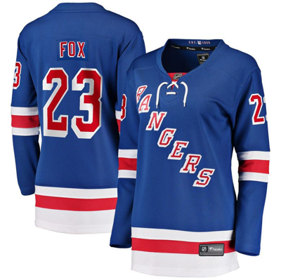 Fanatics Branded Adam Fox Blue New York Rangers Home Premier Breakaway Player Jersey