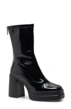 Free People Double Stack Platform Bootie In Black