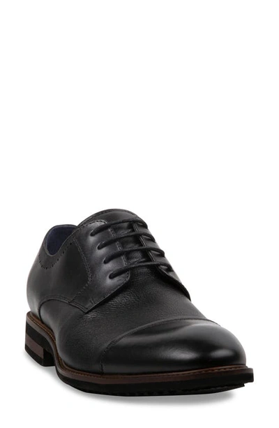 Steve Madden Jenton Cap Toe Derby In Black