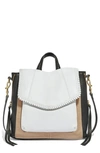 Aimee Kestenberg All For Love Convertible Leather Backpack In Oat Colorblock