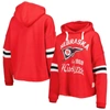 Pressbox Scarlet Nebraska Huskers Super Pennant Pullover Hoodie In Scarlet