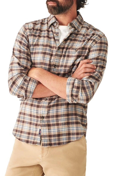 Faherty The Movement Wrinkle-resistant Flannel Shirt In Ridgeline Plaid