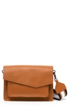 Botkier Cobble Hill Leather Crossbody Bag In Coffee