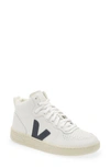 Veja V-15 Mid Sneaker In Extra-white Nautico