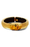 Alexis Bittar Molten Hinge Bracelet In 14k Gold Plated In Gold