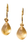 Alexis Bittar Teardrop Earrings In Gold