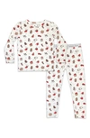 BELLABU BEAR BELLABU BEAR KIDS' CHRISTMAS COOKIES FITTED TWO-PIECE PAJAMAS