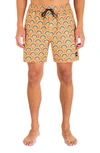Hurley Cannonball Volley Swim Trunks In Sunset