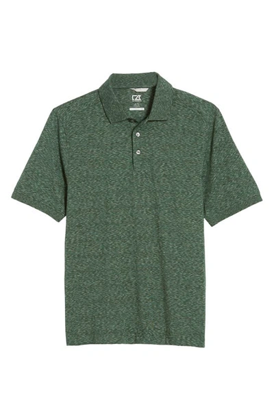 Cutter & Buck Advantage Space Dye Jersey Polo In Dark Hunter