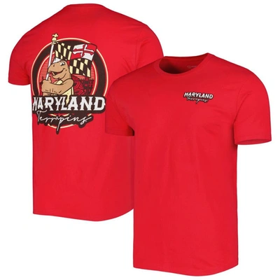 IMAGE ONE RED MARYLAND TERRAPINS HYPERLOCAL T-SHIRT