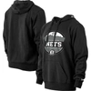 New Era Black Brooklyn Nets Localized Pullover Hoodie In Black