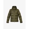 Polo Ralph Lauren Logo-embroidered Quilted Recycled-polyester Jacket In Company Olive