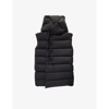 Rick Owens Quilted Down Vest In Black