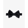 EMPORIO ARMANI SATIN-TEXTURE SILK BOWTIE