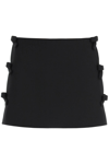 VALENTINO VALENTINO CREPE COUTURE SKORT WITH BOWS